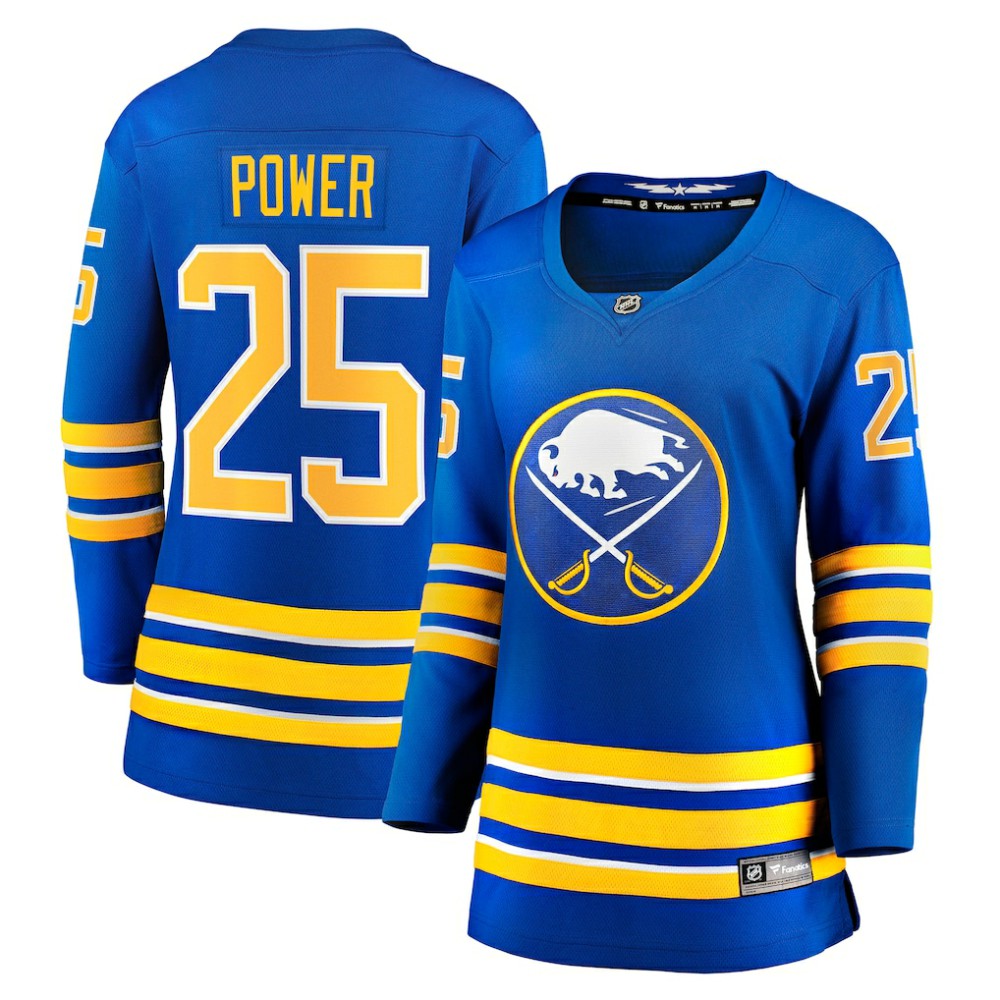 NHL Owen Power Buffalo Sabres Fanatics Women's Home Breakaway Player Jersey - Royal