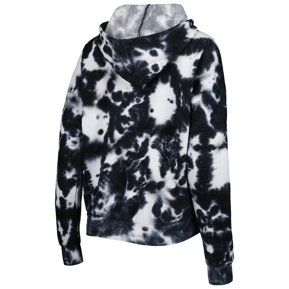 Kansas City Chiefs New Era Women's Cloud Dye Fleece Pullover Hoodie Black