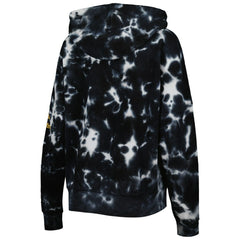 Pittsburgh Steelers New Era Women's Cloud Dye Fleece Pullover Hoodie Black