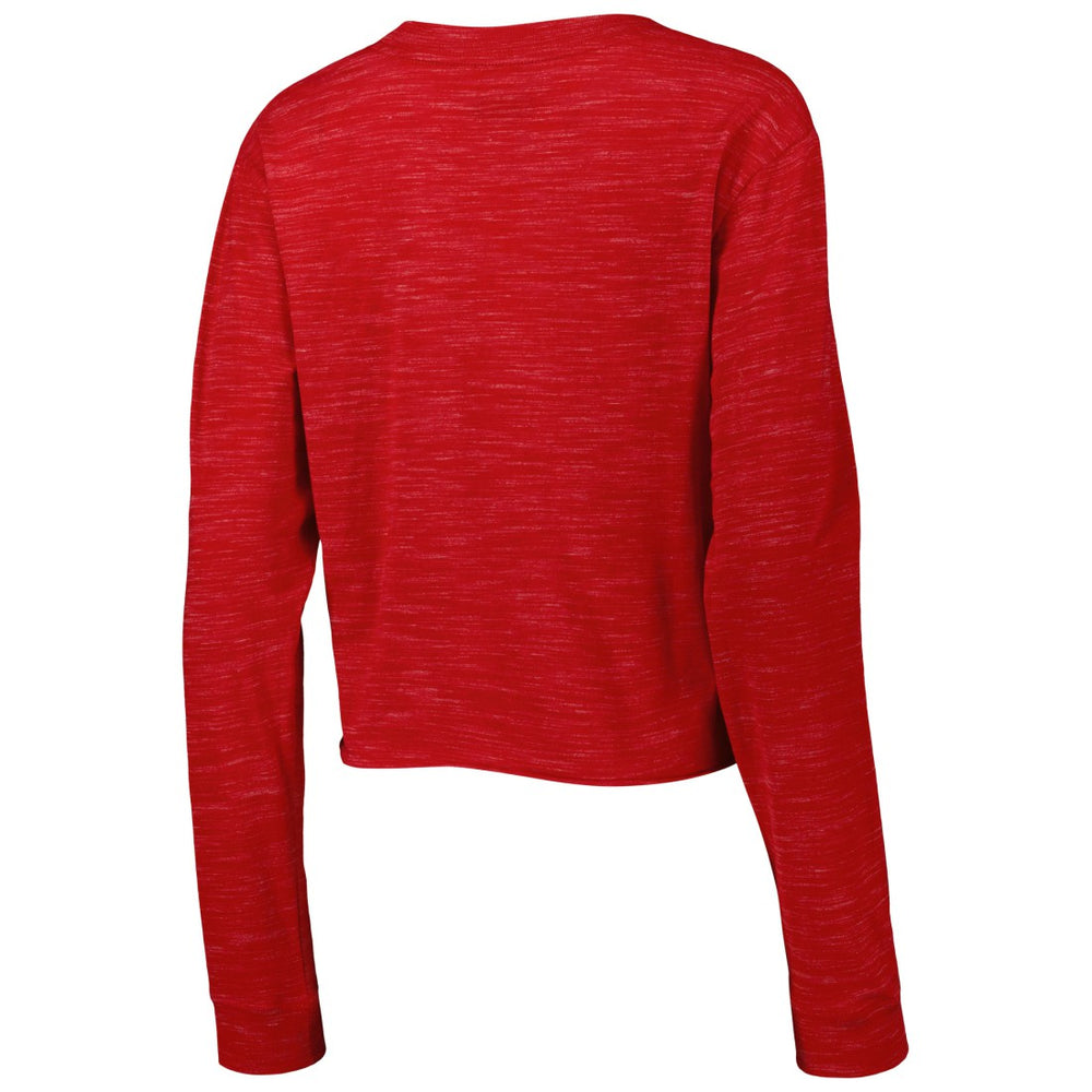 Tampa Bay Buccaneers New Era Women's Crop Long Sleeve T-Shirt Red