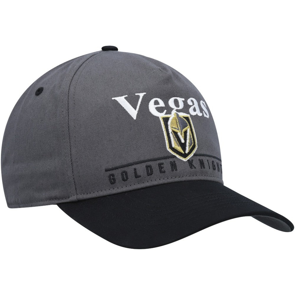 NHL Vegas Golden Knights '47 Super Hitch Adjustable Snapback Hat - Charcoal/Black