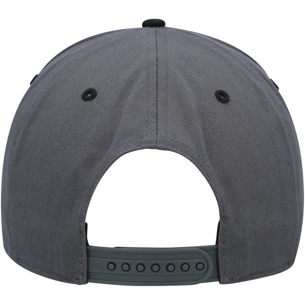 NHL Vegas Golden Knights '47 Super Hitch Adjustable Snapback Hat - Charcoal/Black