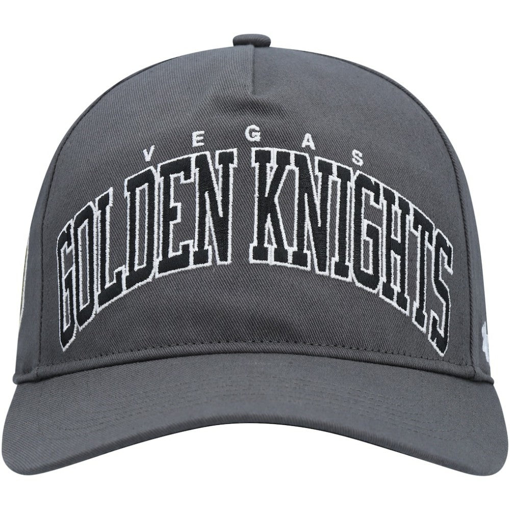 NHL Vegas Golden Knights '47 Block Arch Hitch Snapback Hat - Charcoal