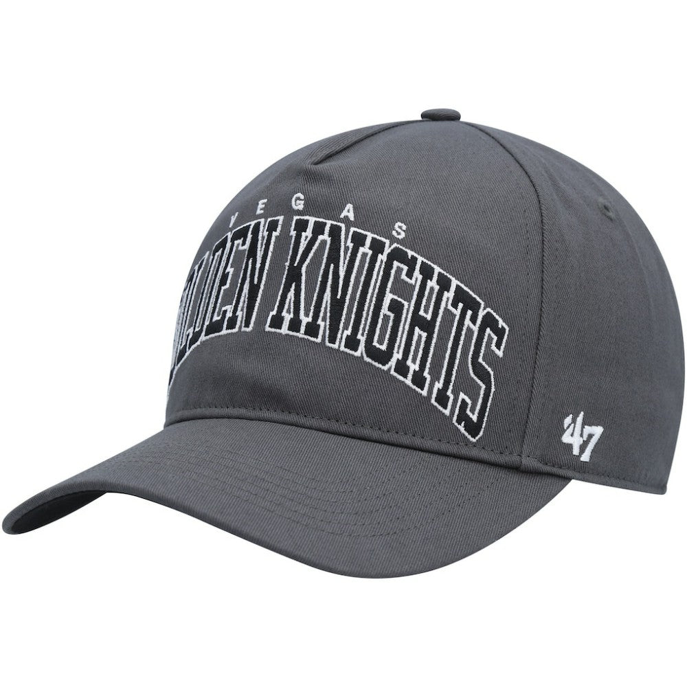 NHL Vegas Golden Knights '47 Block Arch Hitch Snapback Hat - Charcoal