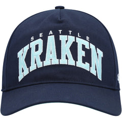 NHL Seattle Kraken '47 Block Arch Hitch Snapback Hat - Deep Sea Blue