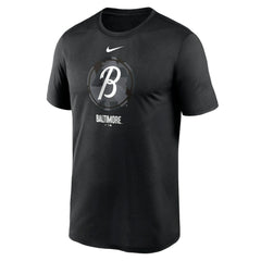 Baltimore Orioles Nike City Connect Large Logo T-Shirt - Black T-shirts
