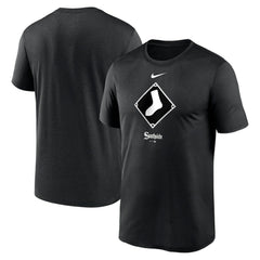 Chicago White Sox Nike City Connect Logo T-Shirt - Black T-shirts