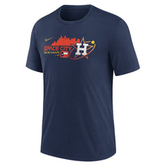 Houston Astros Nike City Connect Tri-Blend T-Shirt - Navy T-shirts
