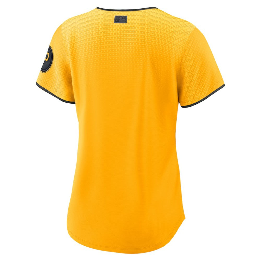 Pittsburgh Pirates Nike Women's City Connect Replica Jersey - Gold Jerseys