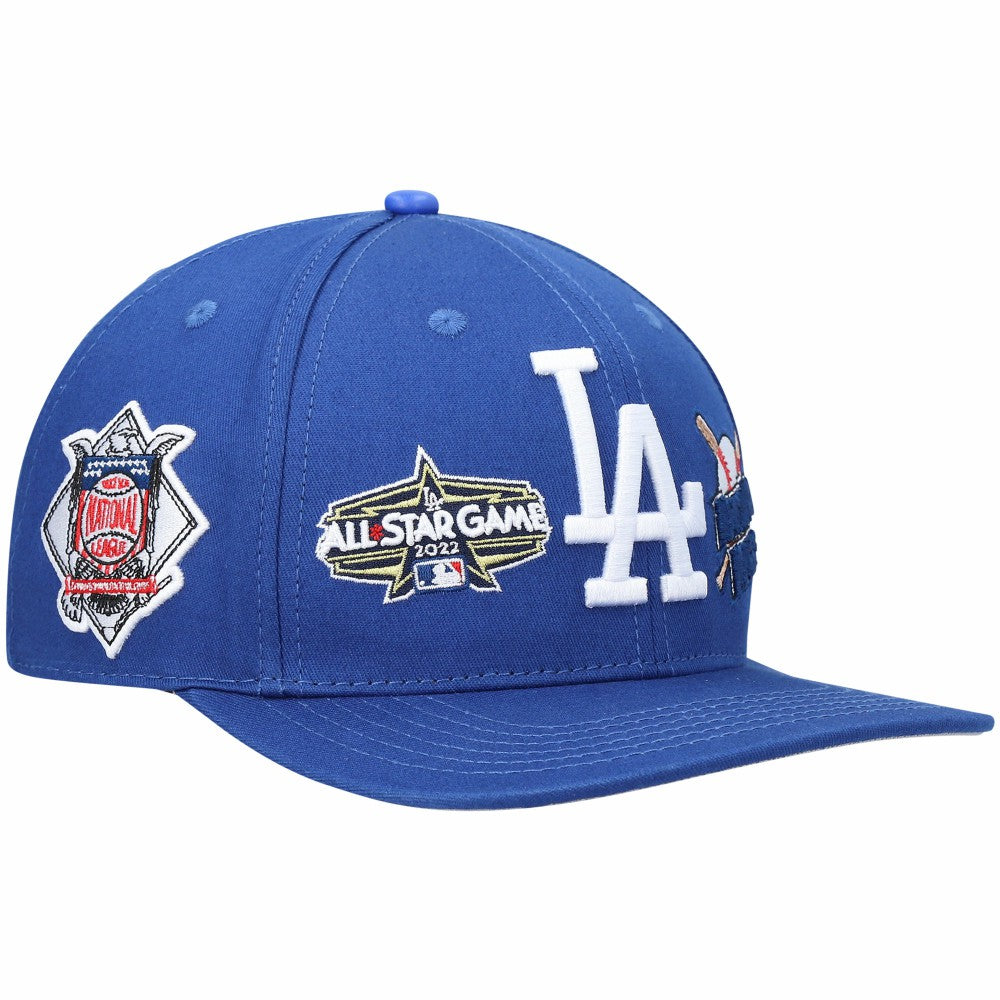 Los Angeles Dodgers Pro Standard All-Star Multi Hit Wool Snapback Hat - Royal Hats