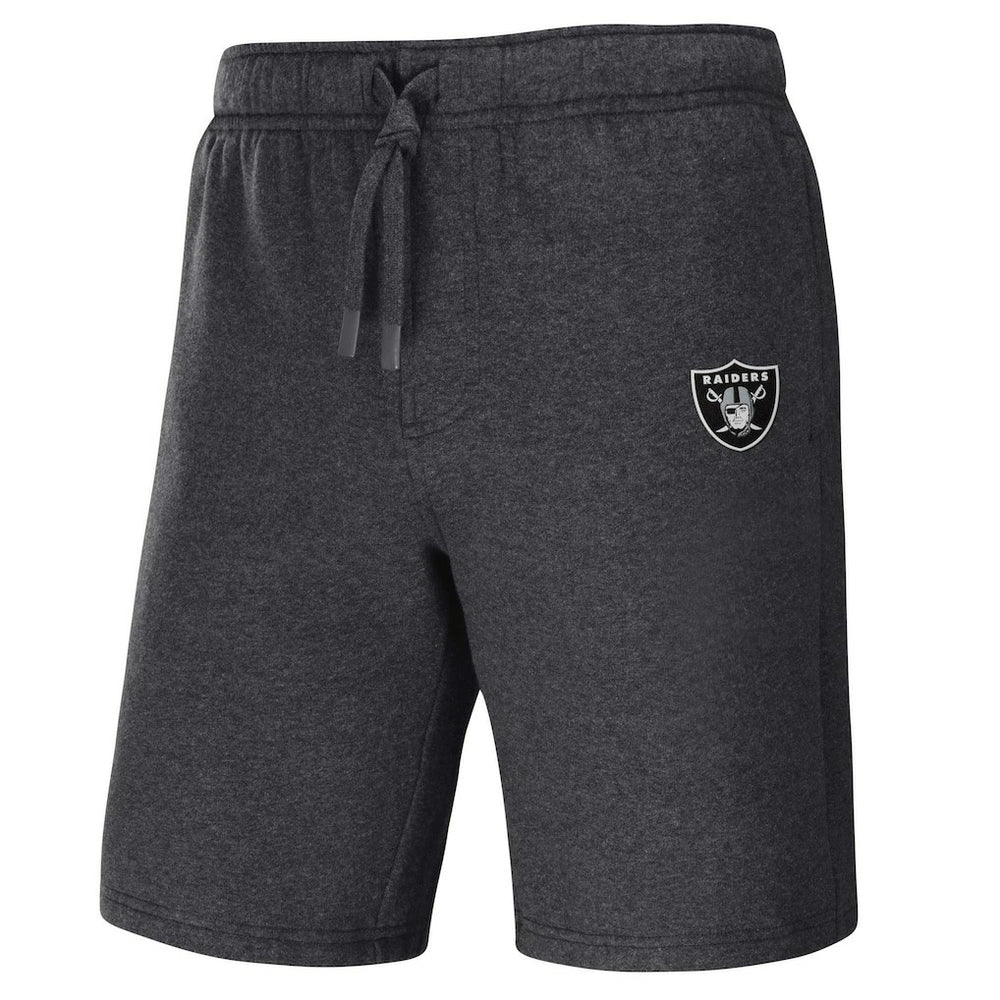 Las Vegas Raiders NFL x Darius Rucker Collection Logo Shorts Heather Charcoal