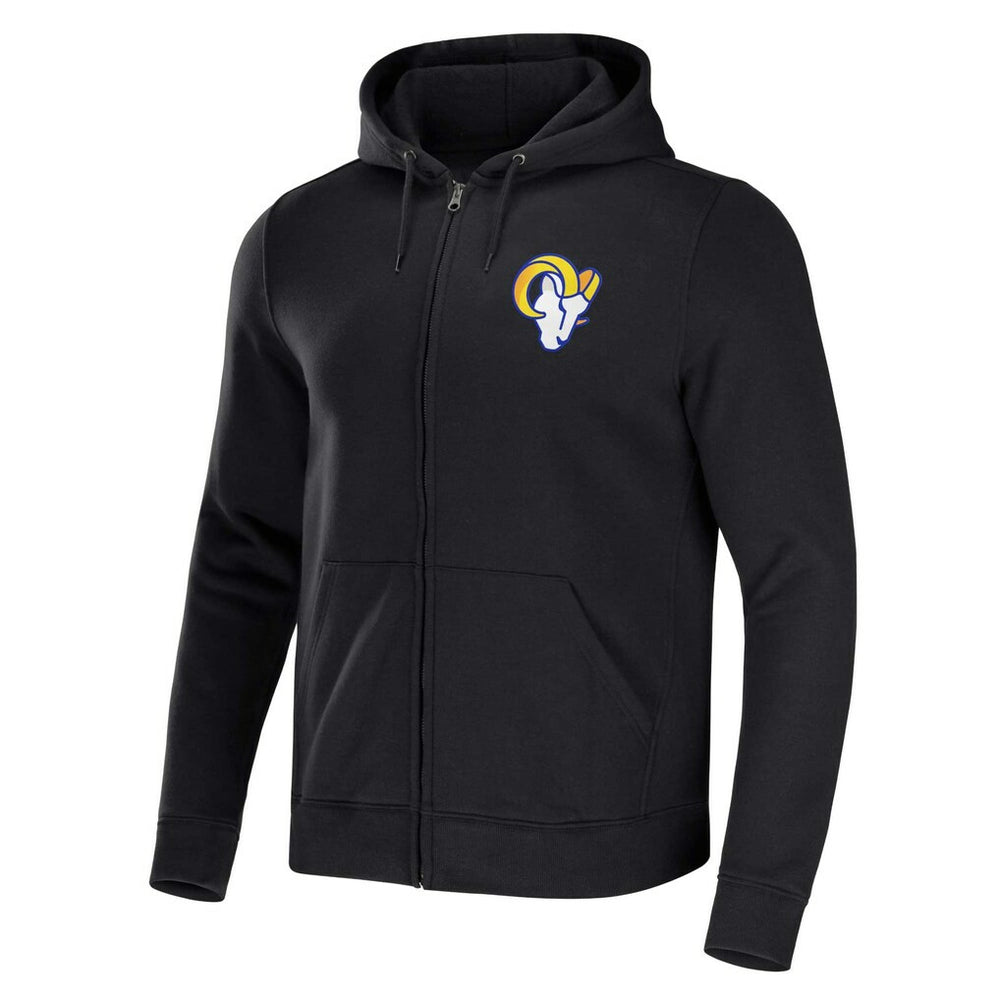 Los Angeles Rams NFL x Darius Rucker Collection Rocker Full-Zip Hoodie Black