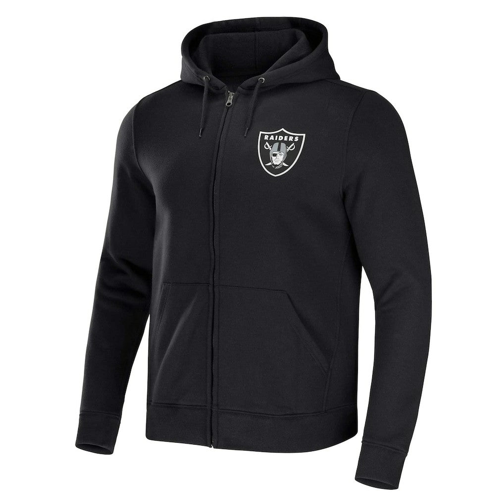 Las Vegas Raiders NFL x Darius Rucker Collection Rocker Full-Zip Hoodie Black