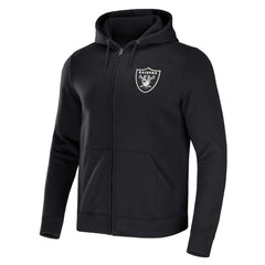 Las Vegas Raiders NFL x Darius Rucker Collection Rocker Full-Zip Hoodie Black