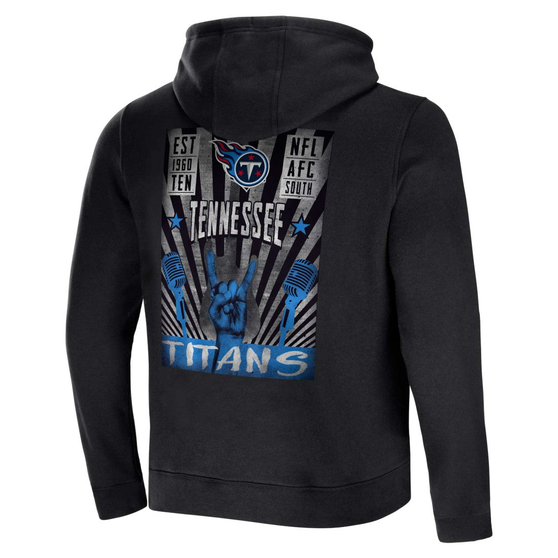 Tennessee Titans NFL x Darius Rucker Collection Rocker Full-Zip Hoodie Black