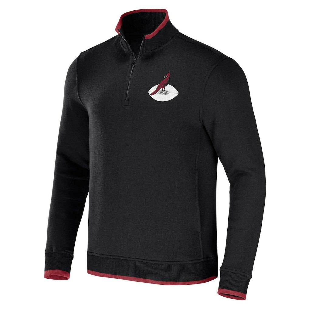 Arizona Cardinals NFL x Darius Rucker Collection Logo Quarter-Zip Top Black