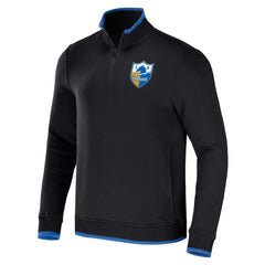 Los Angeles Chargers NFL x Darius Rucker Collection Logo Quarter-Zip Top Black