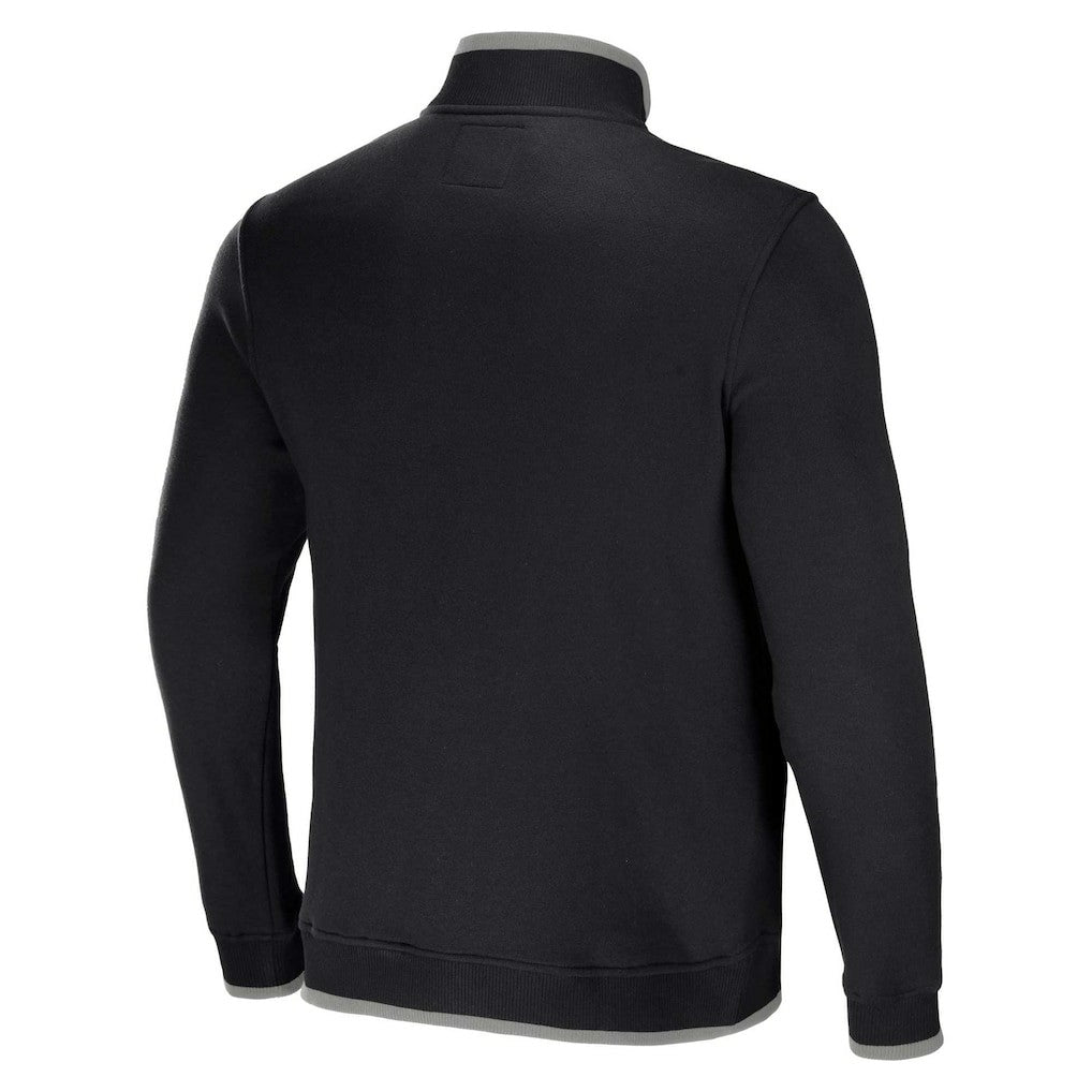 Las Vegas Raiders NFL x Darius Rucker Collection Logo Quarter-Zip Top Black