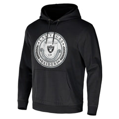 Las Vegas Raiders NFL x Darius Rucker Collection Washed Pullover Hoodie Black