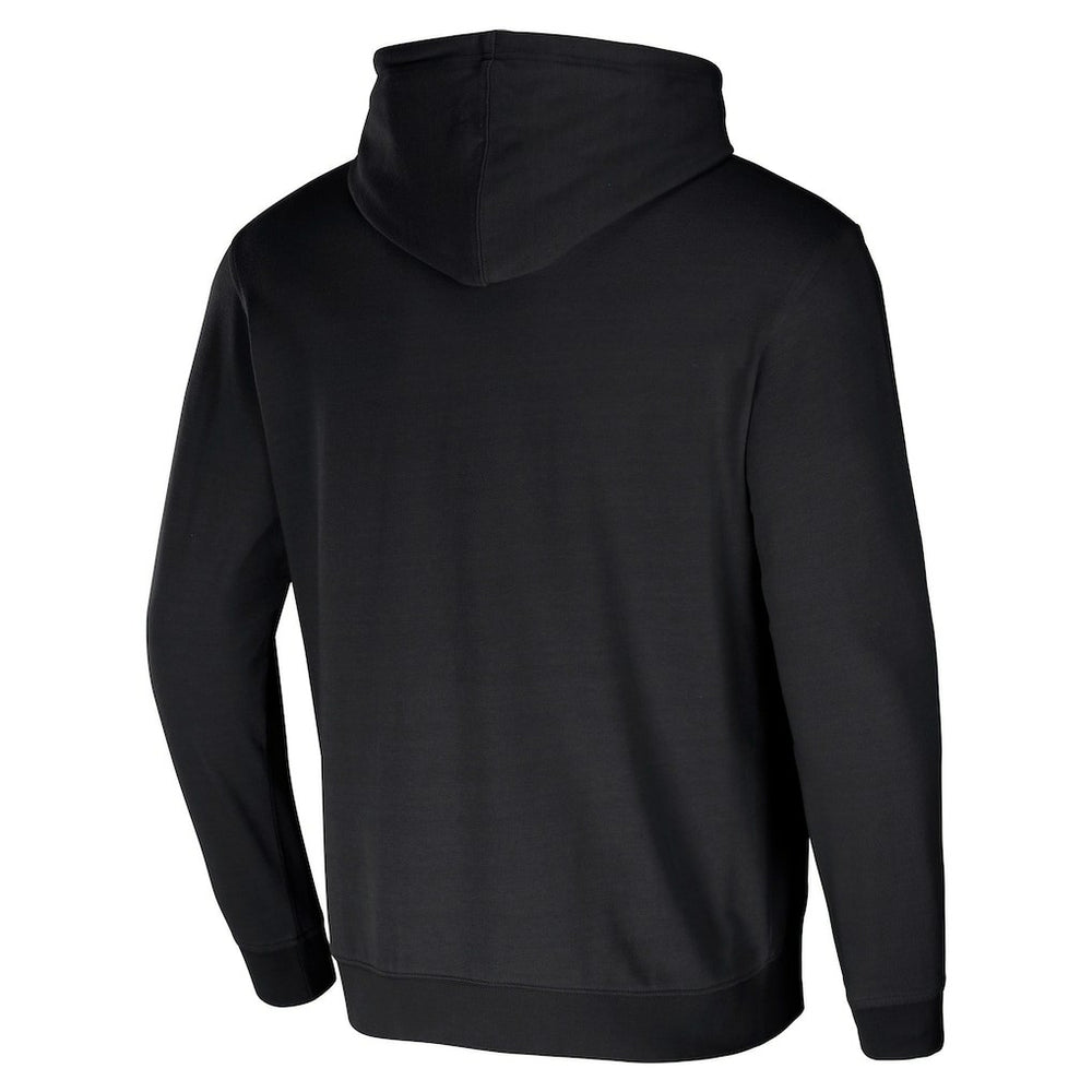 Las Vegas Raiders NFL x Darius Rucker Collection Washed Pullover Hoodie Black