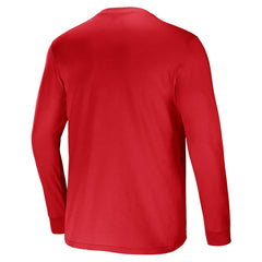 Atlanta Falcons NFL x Darius Rucker Collection Team Long Sleeve Pocket T-Shirt Red