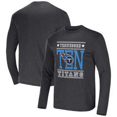 Tennessee Titans NFL x Darius Rucker Collection Long Sleeve T-Shirt Heathered Charcoal