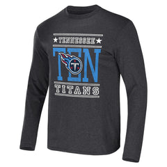 Tennessee Titans NFL x Darius Rucker Collection Long Sleeve T-Shirt Heathered Charcoal