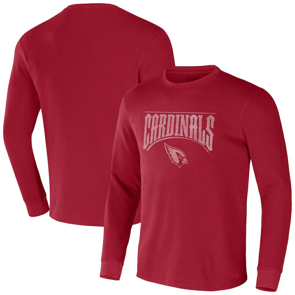 Arizona Cardinals NFL x Darius Rucker Collection Long Sleeve Thermal T-Shirt Cardinal