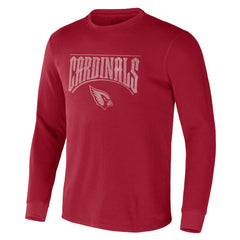 Arizona Cardinals NFL x Darius Rucker Collection Long Sleeve Thermal T-Shirt Cardinal
