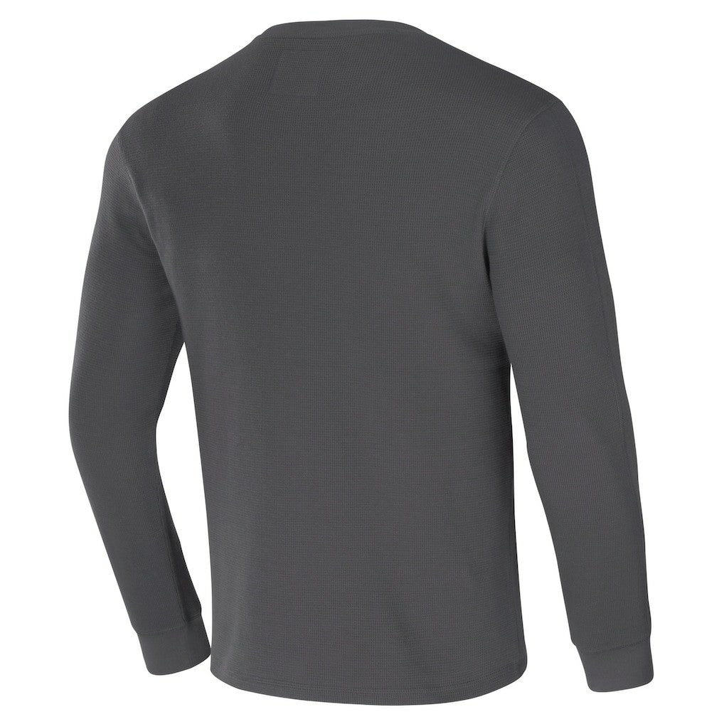 Las Vegas Raiders NFL x Darius Rucker Collection Long Sleeve Thermal T-Shirt Charcoal
