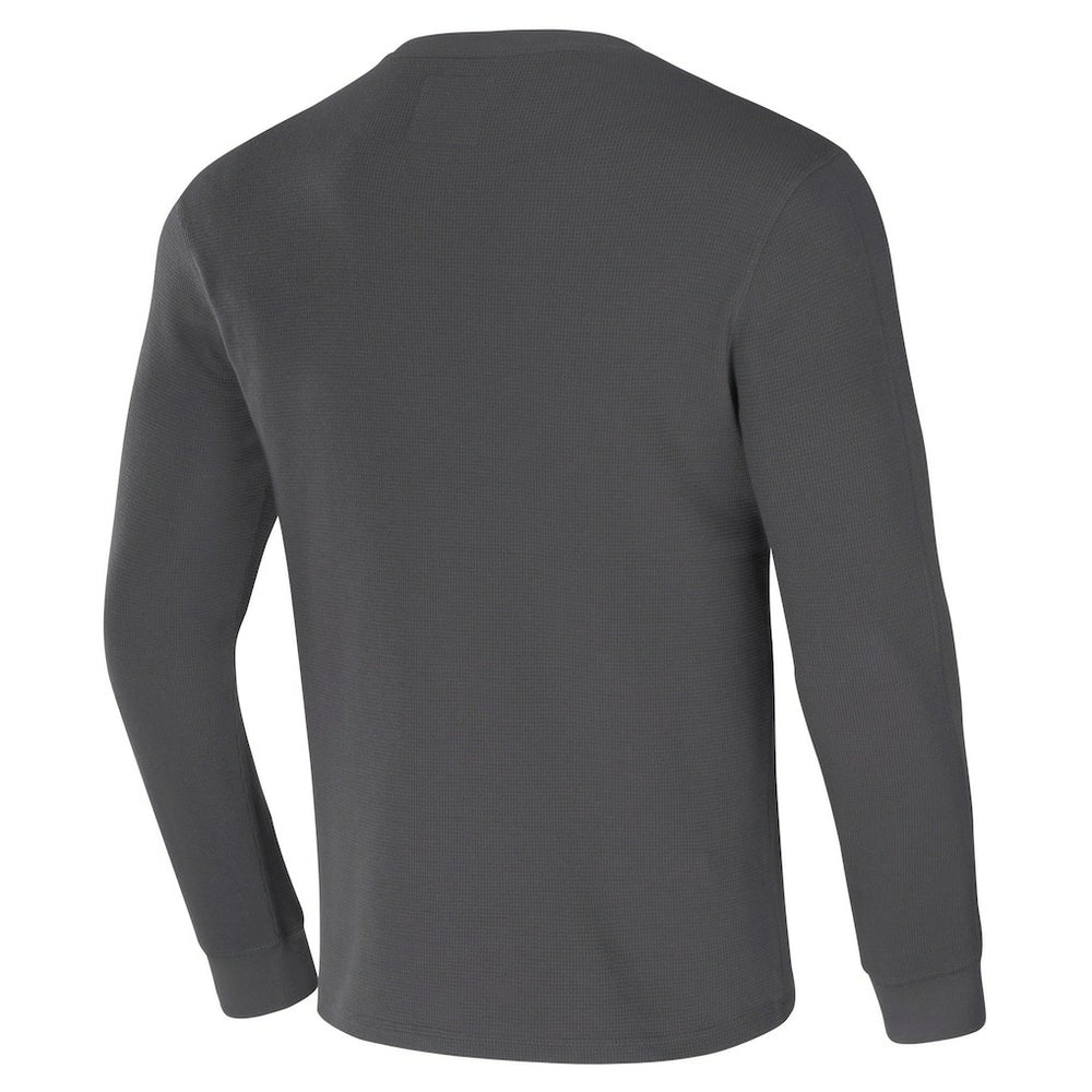 Las Vegas Raiders NFL x Darius Rucker Collection Long Sleeve Thermal T-Shirt Charcoal