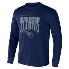 Tennessee Titans NFL x Darius Rucker Collection Long Sleeve Thermal T-Shirt Navy