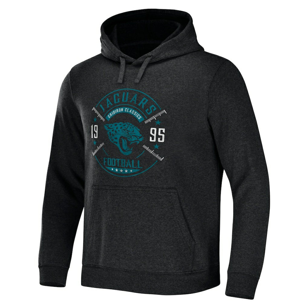 Jacksonville Jaguars NFL x Darius Rucker Collection Radar Pullover Hoodie Heather Charcoal