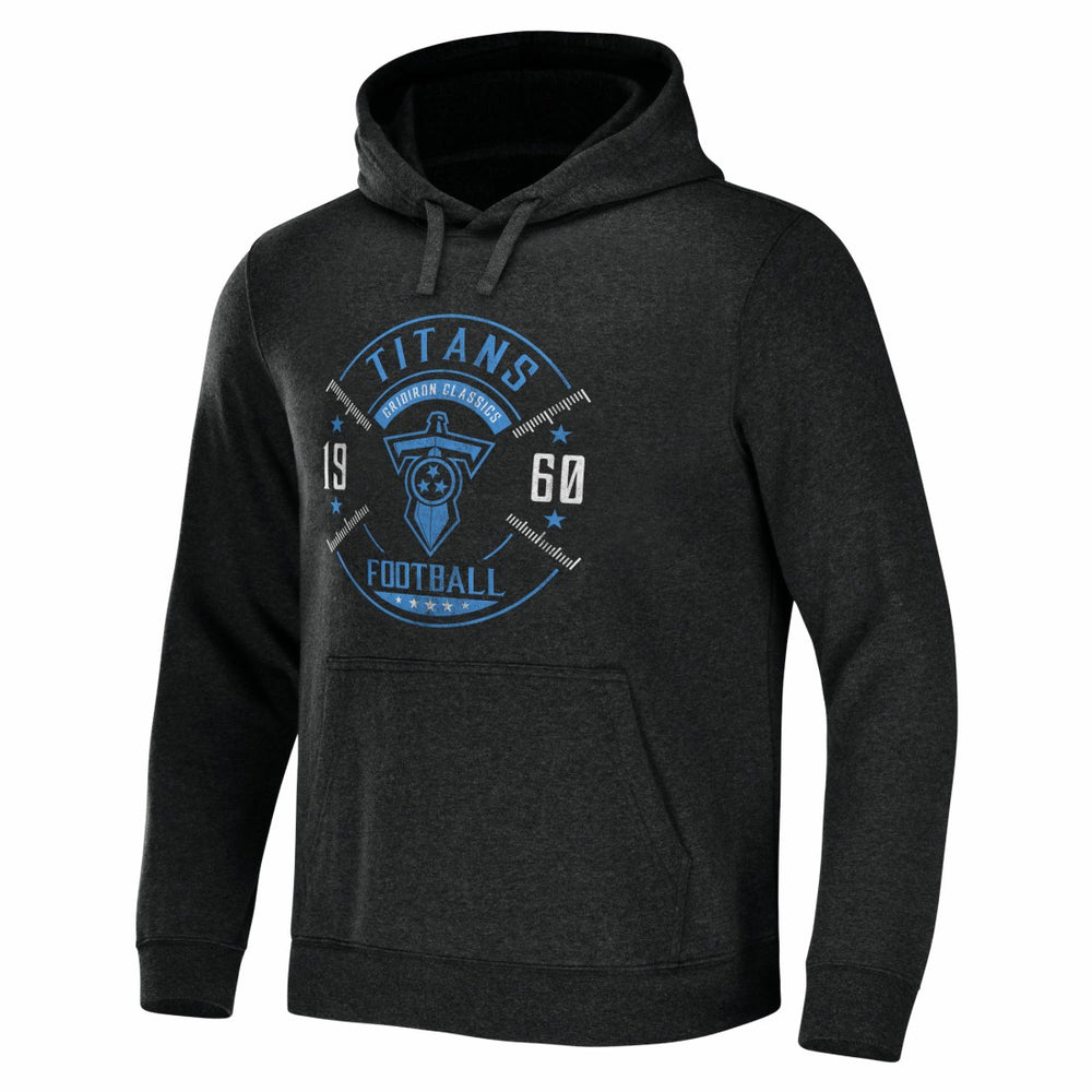 Tennessee Titans NFL x Darius Rucker Collection Radar Pullover Hoodie Heather Charcoal