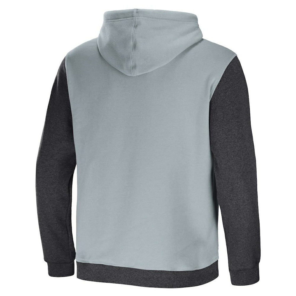 Las Vegas Raiders NFL x Darius Rucker Collection Colorblock Pullover Hoodie Gray/Charcoal