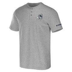 Dallas Cowboys NFL x Darius Rucker Collection Henley T-Shirt Heather Gray
