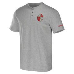 San Francisco 49ers NFL x Darius Rucker Collection Henley T-Shirt Heather Gray