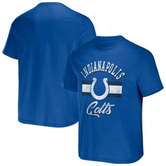Indianapolis Colts NFL x Darius Rucker Collection Stripe T-Shirt Royal