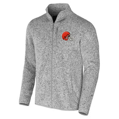 Cleveland Browns NFL x Darius Rucker Collection Fleece Full-Zip Jacket Heather Gray