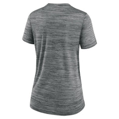 Chicago White Sox Nike Women's City Connect Velocity Practice Performance V-Neck T-Shirt - Gray T-shirts