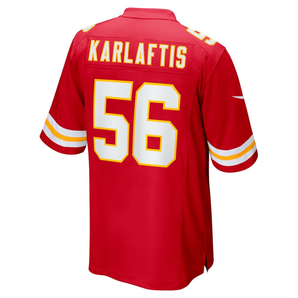 George Karlaftis Kansas City Chiefs Player Game Jersey Red