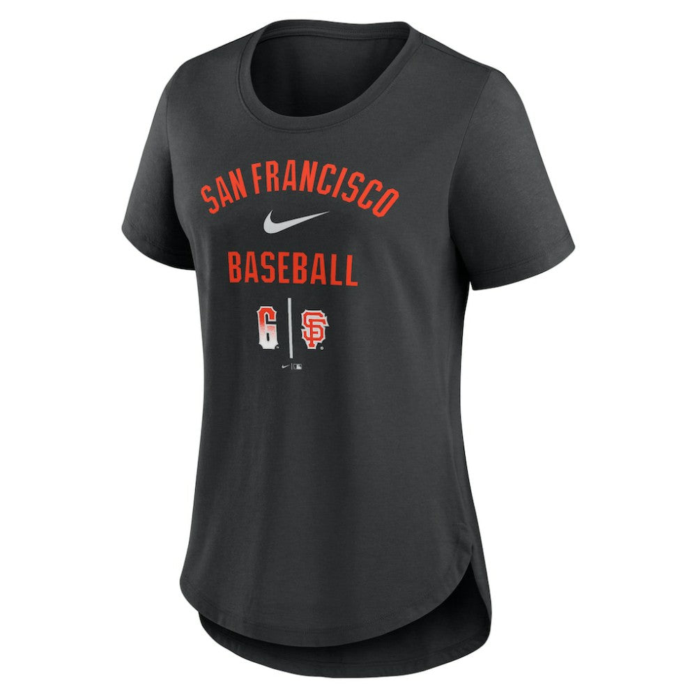 San Francisco Giants Nike Women's City Connect Tri-Blend T-Shirt - Black T-shirts