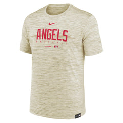 Los Angeles Angels Nike City Connect Velocity Practice Performance T-Shirt - Cream T-shirts