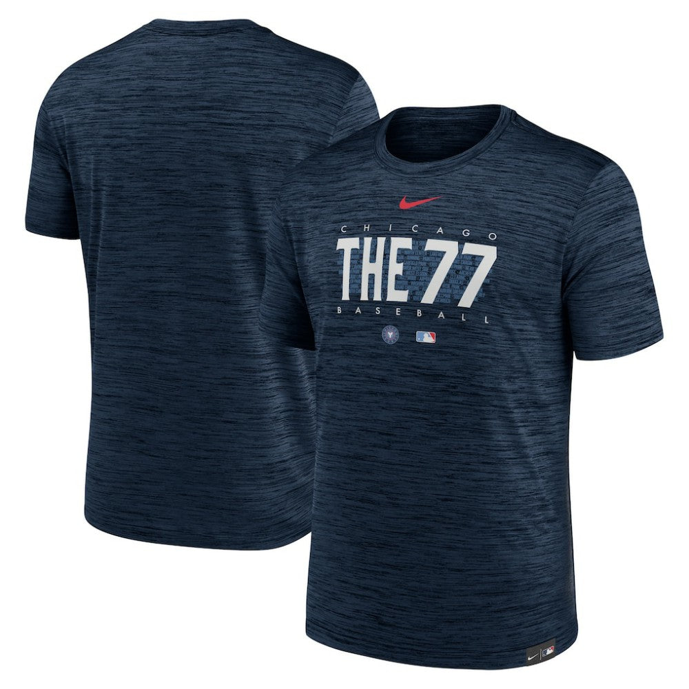 Chicago Cubs Nike City Connect Velocity Practice Performance T-Shirt - Navy T-shirts