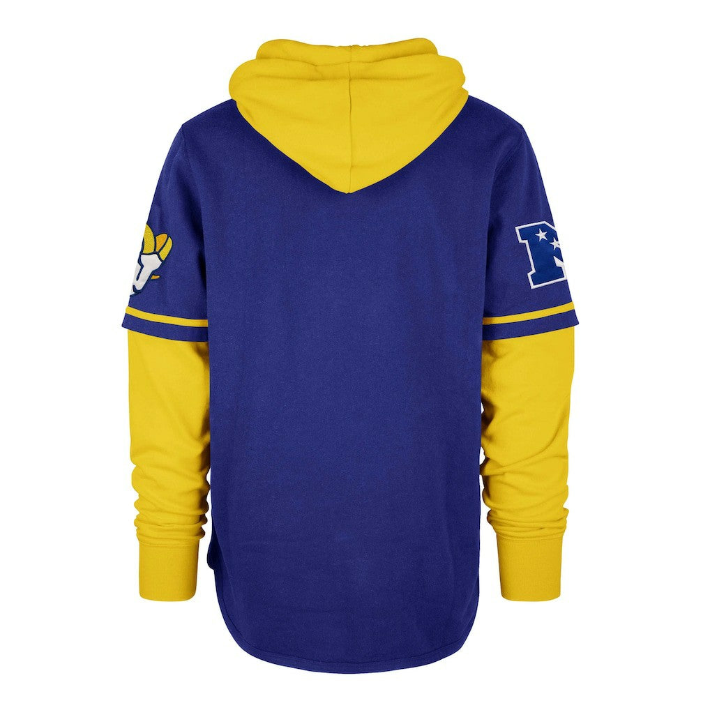 Los Angeles Rams '47 Shortstop Pullover Hoodie Royal