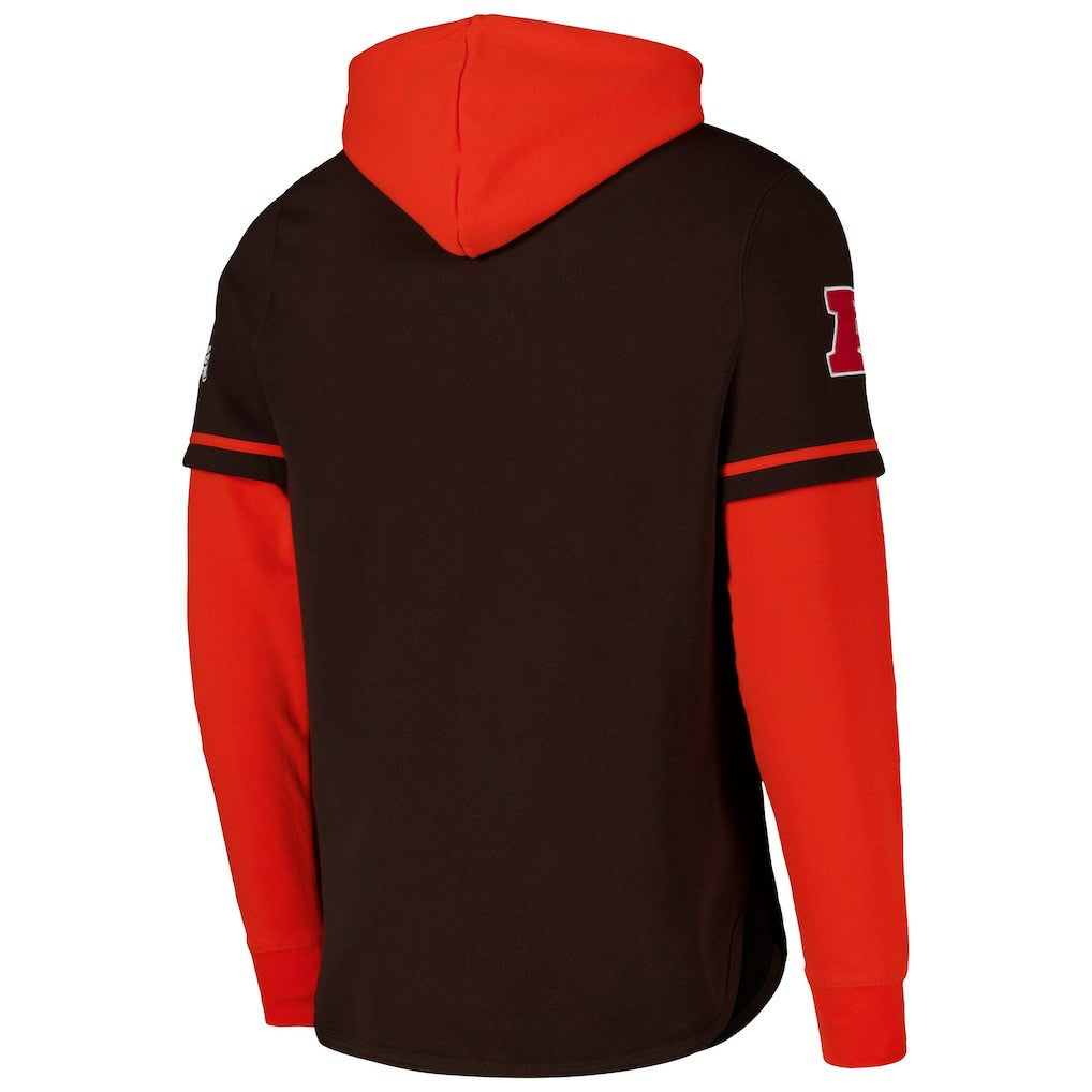 Cleveland Browns '47 Shortstop Pullover Hoodie Brown