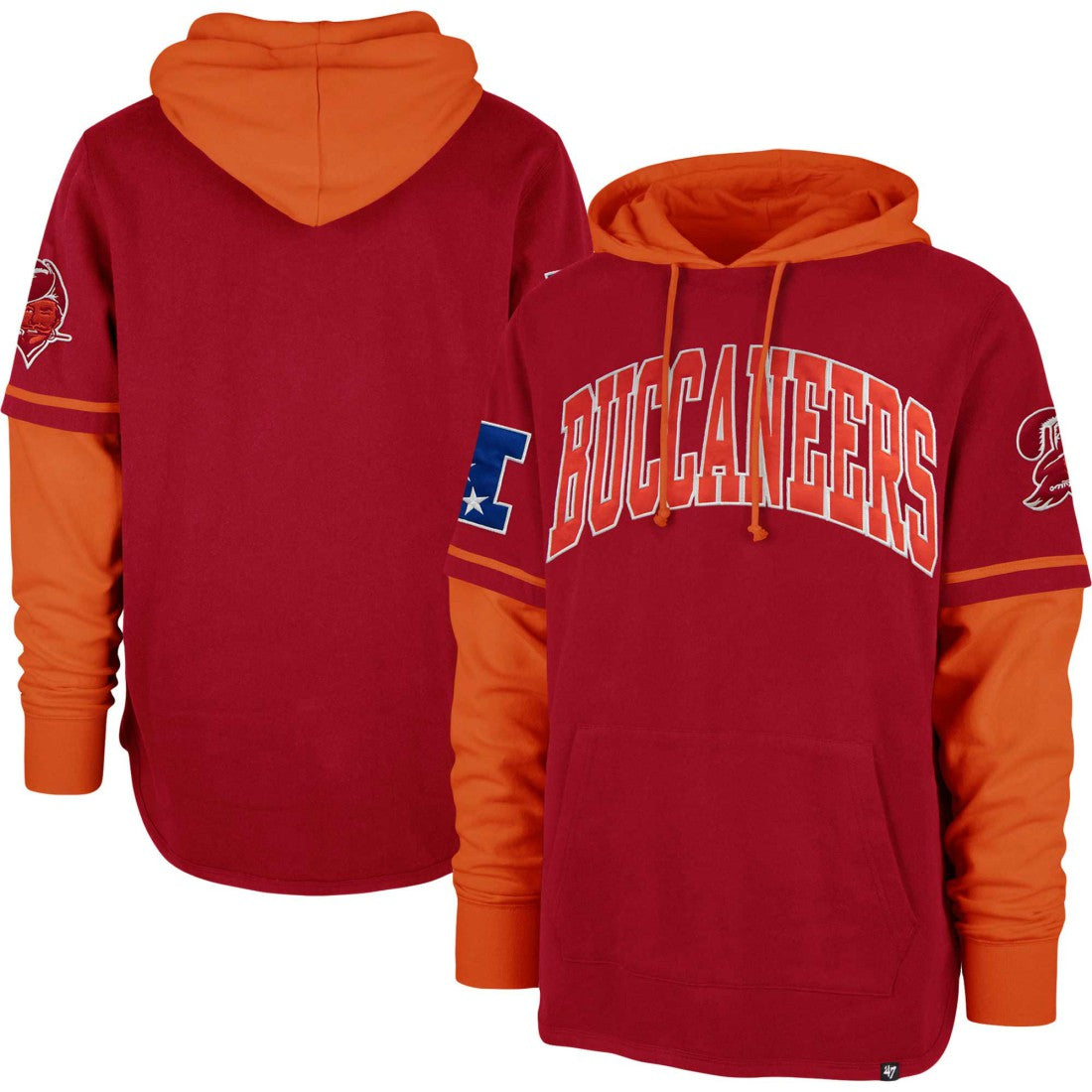 Tampa Bay Buccaneers '47 Shortstop Pullover Hoodie Red