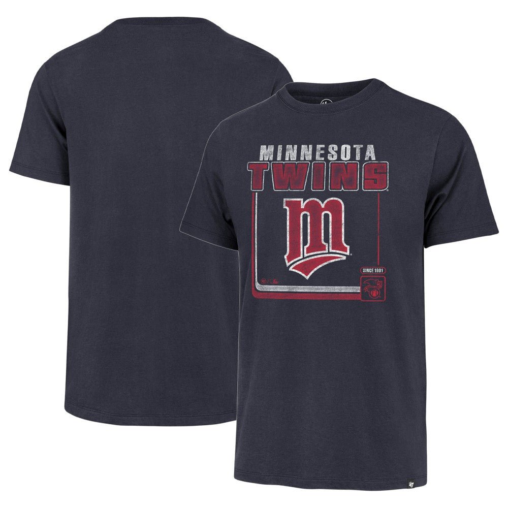 Minnesota Twins '47 Cooperstown Collection Borderline Franklin T-Shirt - Navy T-shirts
