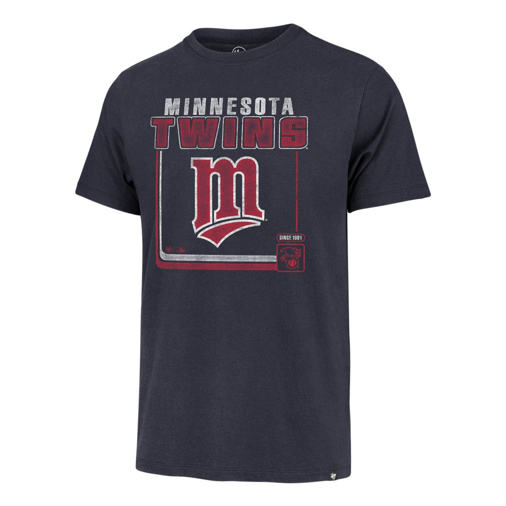 Minnesota Twins '47 Cooperstown Collection Borderline Franklin T-Shirt - Navy T-shirts