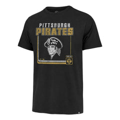 Pittsburgh Pirates '47 Cooperstown Collection Borderline Franklin T-Shirt - Black T-shirts